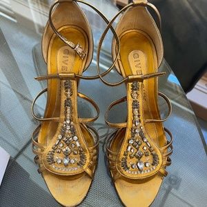 Givenchy gold heels